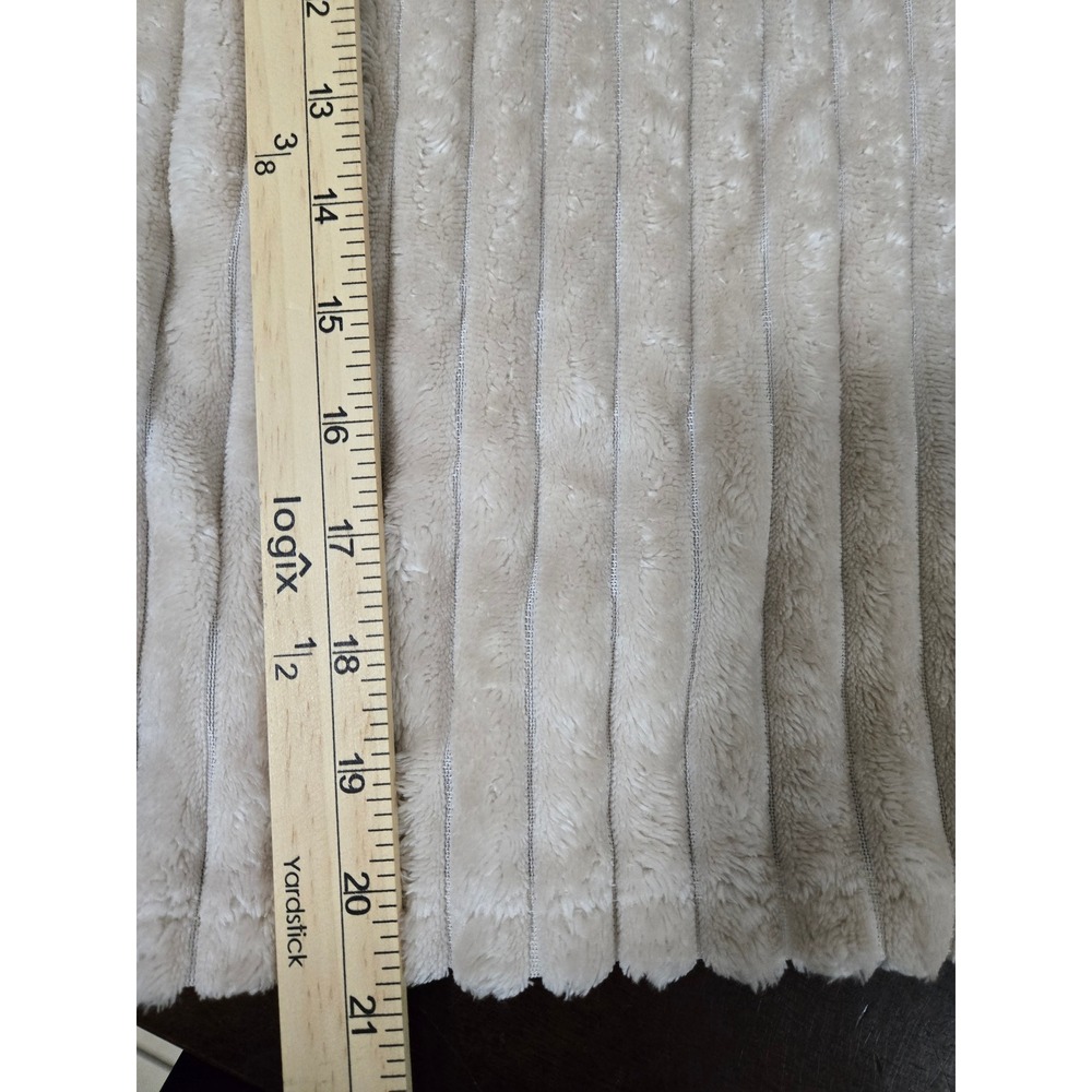 Planet Gold Juniors Cozy Mock Neck Ribbed Sweater Beige Medium A8JT595 - Picture 6 of 6